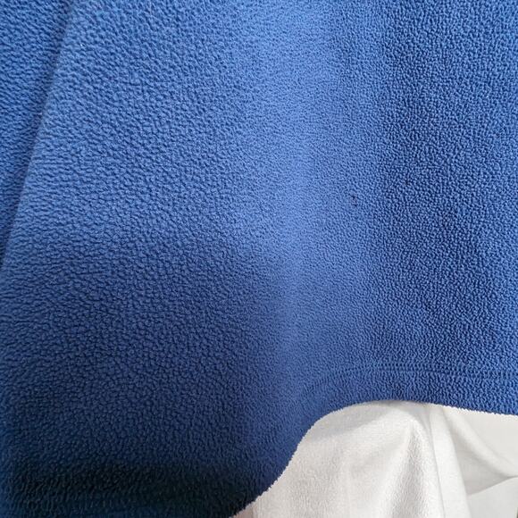 Faded Glory 1/4 Zip Fleece Pullover Sweater Men's Large Blue Casual Pre-Owned - Picture 2 of 5